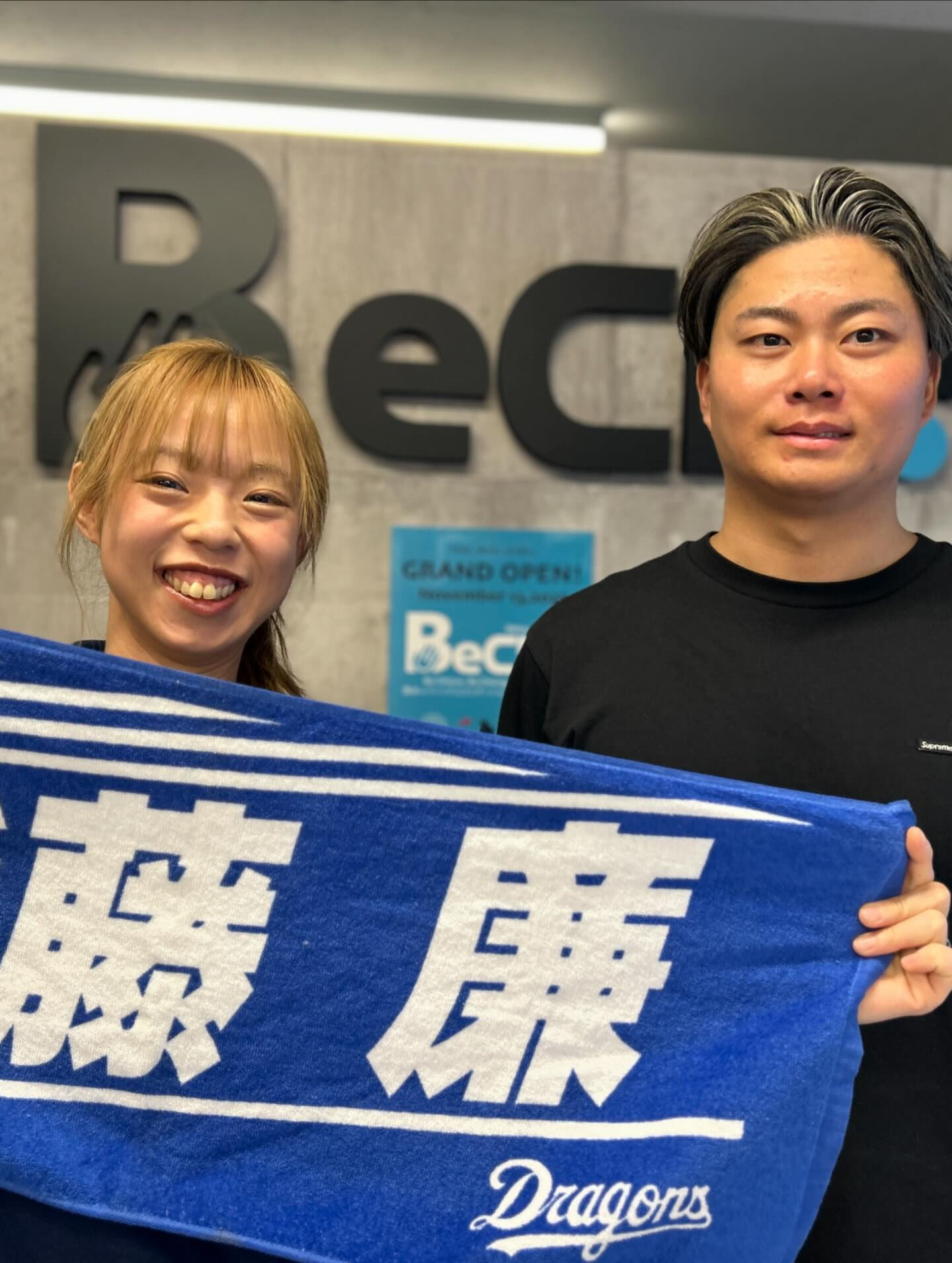 中日ドラゴンズ　近藤廉　選手　来店